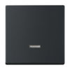 Centrumplatta, dimmer, touch, svart matt