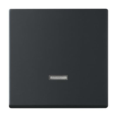 Centrumplatta, dimmer, touch, svart matt