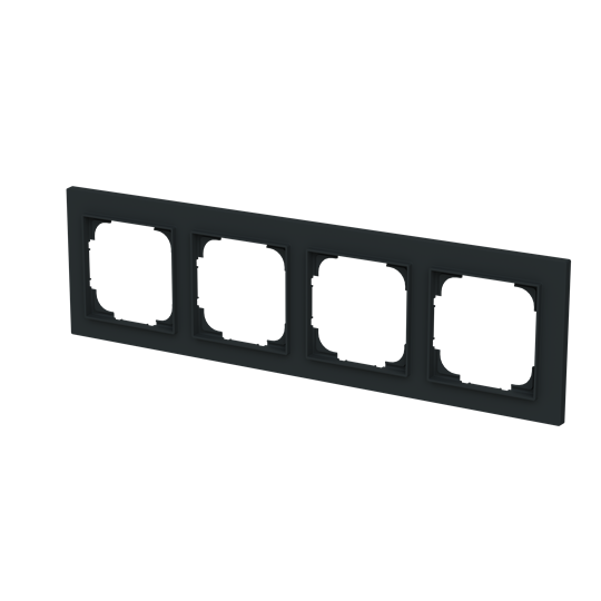 Ram 4-facks mattsvart – Bild 4 av 4