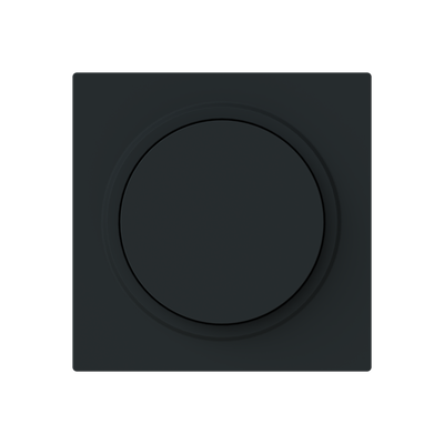 C-platta dimmer Mattsvart
