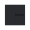 Centrumplatta KNX/f@h IMPRESSIVO
