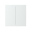 Centrumplatta KNX/f@h 2-funktioner kapacitiv Saga