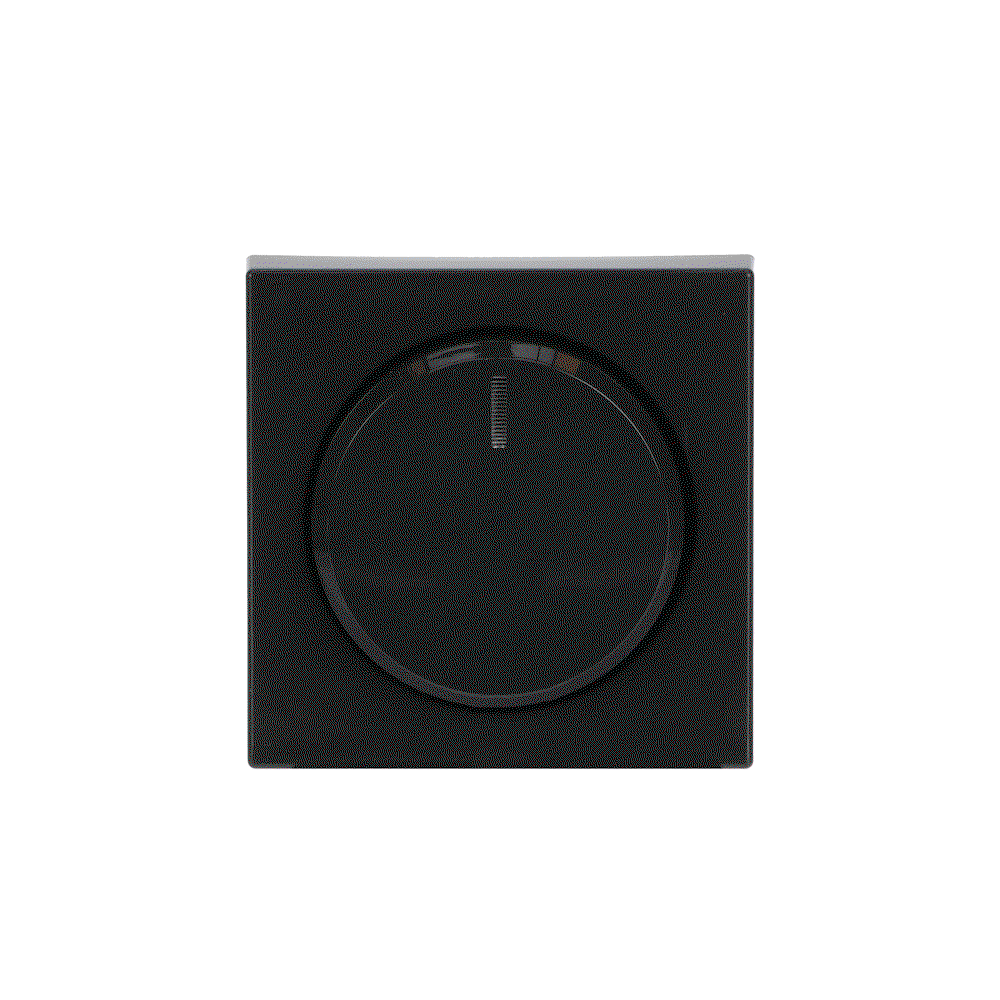 Centrumplatta Dimmer Transparent lins, IP21 Med glimlampa, Antracit Impressivo