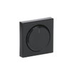 Centrumplatta Dimmer Transparent lins, IP21 Med glimlampa, Antracit Impressivo