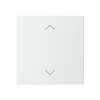 Centrumplatta KNX/f@h 1-funktion "Upp/Ner"  kapacitiv Saga