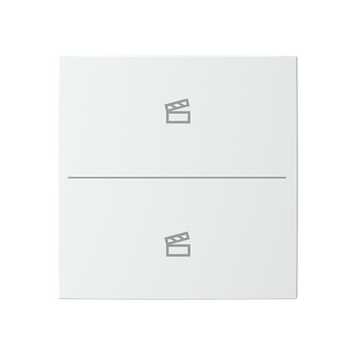 Centrumplatta KNX/f@h 2-funktion "Scenario"  kapacitiv Saga