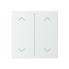 Centrumplatta KNX/f@h 2-funktion "Upp/Ner"  kapacitiv Saga