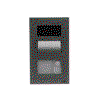 M21311P1-A Komplett porttelefoni mini med kamera och en tryckknapp, aluminium