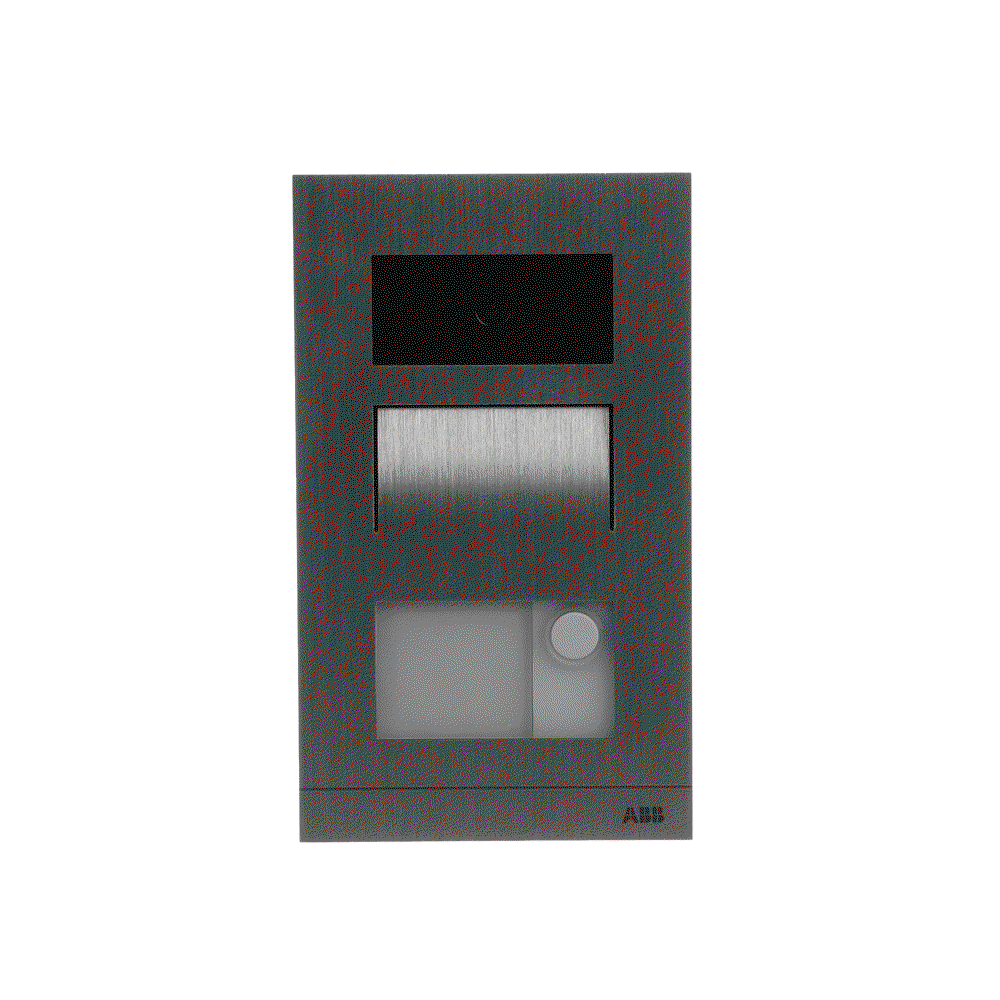 M21311P1-A Komplett porttelefoni mini med kamera och en tryckknapp, aluminium – Bild 2 av 4