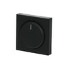 Centrumplatta, dimmer, vrid, svart matt