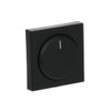 Centrumplatta, dimmer, vrid, svart matt