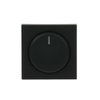 Centrumplatta, dimmer, vrid, svart matt