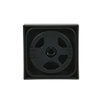 Centrumplatta, dimmer, vrid, svart matt