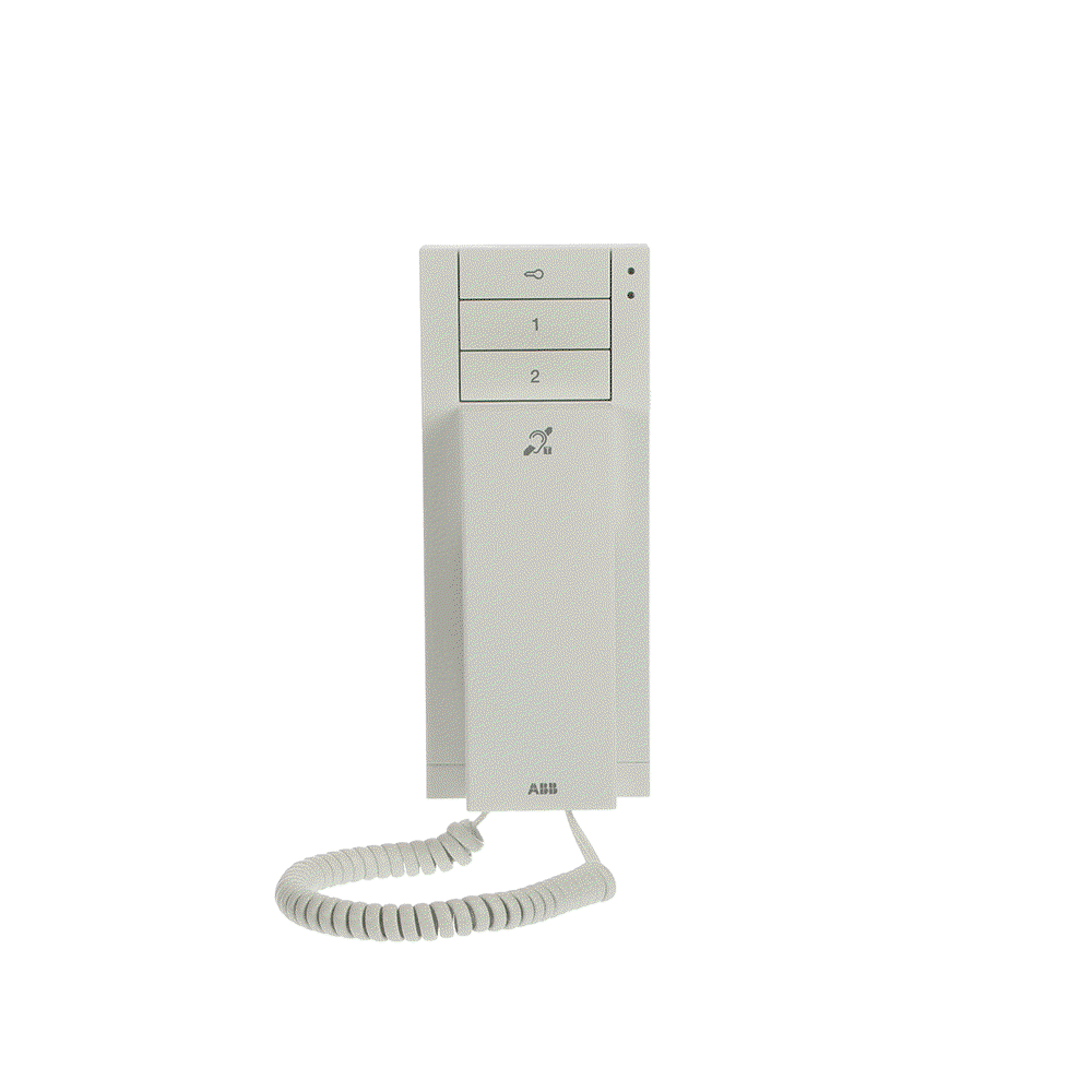 M22003-W Svarsapparat med telefonlur och hörselslinga