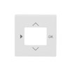 Centrumplatta, Termostat, Kopplingsur, Timer  Impressivo vit matt