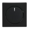 Centrumplatta, dimmer, vrid, svart matt