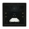 Centrumplatta, dimmer, touch, svart matt