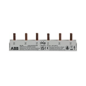 Fasskena, 10 mm2, 6 mod., L1-L2-L3-L1-L2…