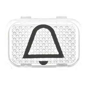 Lins för vippor, Klar, med "klocka" symbol