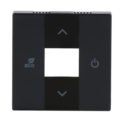 CP-RTC-81 Centrumplatta Termostat Impressivo Antracit