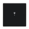 SRL-1-885 Vippa Ljus Enkel Svart Matt