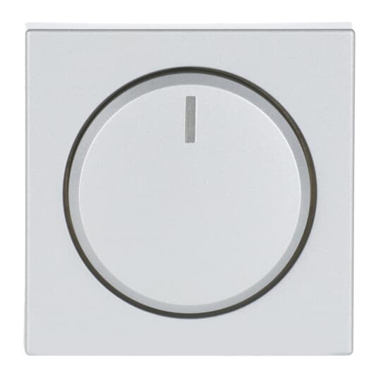 Centrumplatta Dimmer Transparent lins, IP21 Med glimlampa, Aluminium Impressivo