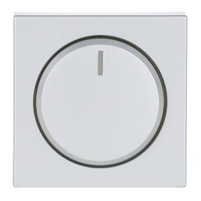 Centrumplatta Dimmer Transparent lins, IP21 Med glimlampa, Aluminium Impressivo