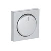 Centrumplatta Dimmer Transparent lins, IP21 Med glimlampa, Aluminium Impressivo