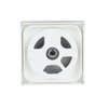 Centrumplatta Dimmer Transparent lins, IP21 Med glimlampa, Aluminium Impressivo