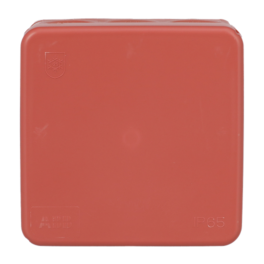 Kopplingsdosa IP65, utanpåliggande, 2,5mm², 500V, 86 x 86 mm, röd – Bild 2 av 6