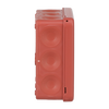Kopplingsdosa IP65, utanpåliggande, 2,5mm², 500V, 86 x 86 mm, röd