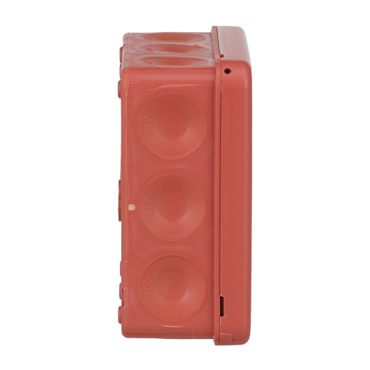 Kopplingsdosa IP65, utanpåliggande, 2,5mm², 500V, 86 x 86 mm, röd – Bild 4 av 6