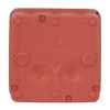 Kopplingsdosa IP65, utanpåliggande, 2,5mm², 500V, 86 x 86 mm, röd