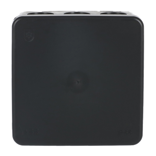 Kopplingsdosa IP65, utanpåliggande, 6,0 mm², 500V, 104 x 104mm, svart – Bild 3 av 7