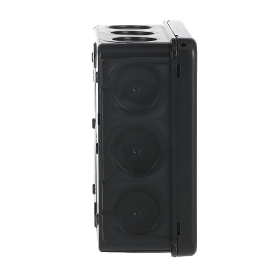 Kopplingsdosa IP65, utanpåliggande, 6,0 mm², 500V, 104 x 104mm, svart – Bild 5 av 7