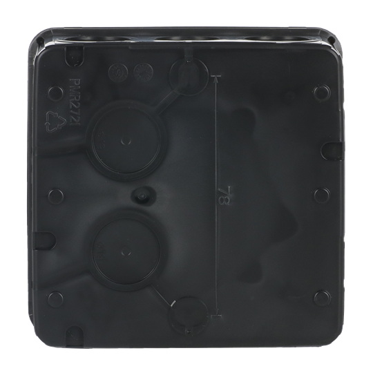 Kopplingsdosa IP65, utanpåliggande, 6,0 mm², 500V, 104 x 104mm, svart – Bild 2 av 7