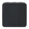 Kopplingsdosa IP65, utanpåliggande, 2,5mm², 500V, 86 x 86 mm, svart