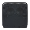 Kopplingsdosa IP65, utanpåliggande, 2,5mm², 500V, 86 x 86 mm, svart
