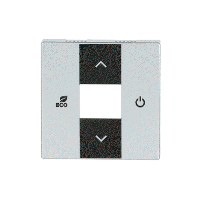 Centrumplatta termostat aluminium