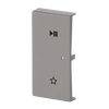 CP-RTC-83 Centrumplatta Termostat Impressivo Aluminium