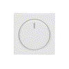 Centrumplatta Dimmer Transparent lins, IP21 Med glimlampa, Vit Impressivo