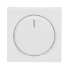 Centrumplatta Dimmer Transparent lins, IP21 Med glimlampa, Vit Impressivo