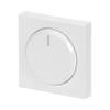 Centrumplatta Dimmer Transparent lins, IP21 Med glimlampa, Vit Impressivo