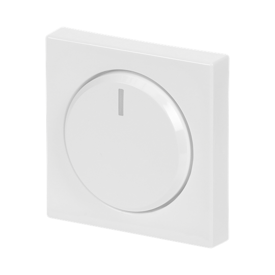 Centrumplatta Dimmer Transparent lins, IP21 Med glimlampa, Vit Impressivo – Bild 5 av 5