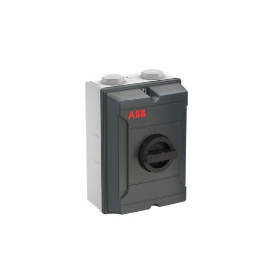 Säkerhetsbrytare aluminium 3-polig 25A 400V hjälpkontakt 1NO  UL94-5VA för lantbruk UV-beständig IP65 – Bild 3 av 3