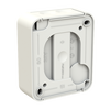 Kapslat IP55, LED 230V/25mA, röd