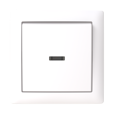 Tryckknapp Trapp SAGA för utanpåliggande montering. IP44