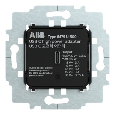 Uttagsinsats USB-C 65W