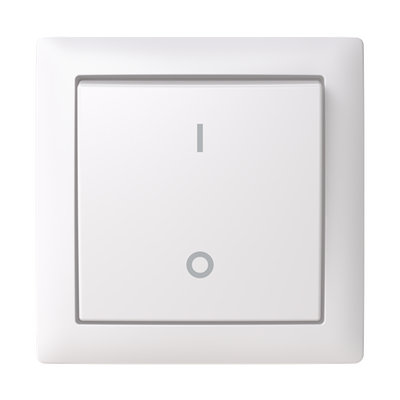 2-polig strömbrytare SAGA för utanpåliggande montering. IP44