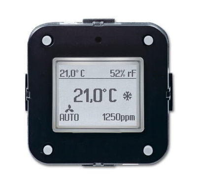 Termostatdisplay infälld 5P, CO2